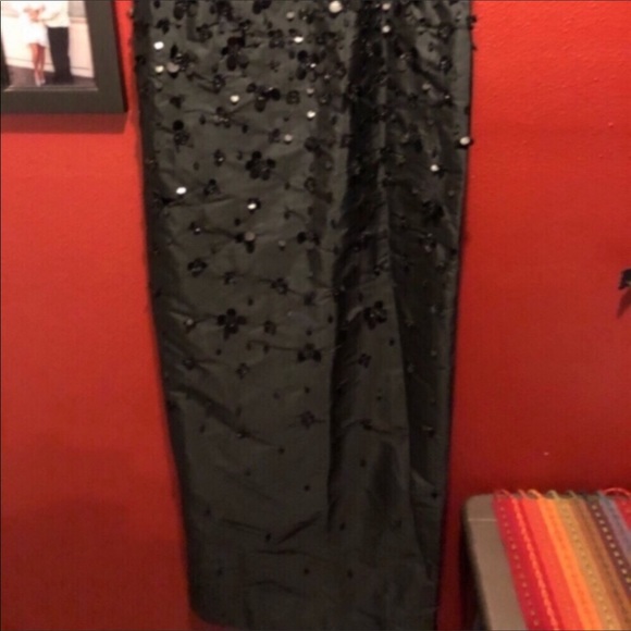 BHLDN Adrianna Papell Rosie Off Shoulder Column Gown - Picture 8 of 13